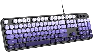 Dilter Wired Computer Keyboard, 104 Keys Full Size…