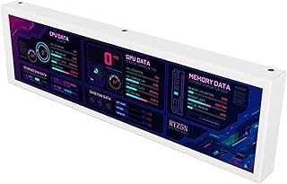Compare 8.8in Computer Temperature Monitor, 1920x480 CPU GPU SSD Data Display for Raspberry Pi and Windows, SORANDYQGBT9PYNFX12 White at KSA Price