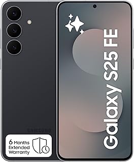 Compare Samsung Galaxy S25 FE AI Phone, Jetblack, 8GB RAM, 256GB Storage, 50MP Camera, 6.7’’ Display, Slim & Lighter Design, Exclusive 6 Months Extended Manufacturer Warranty KSA Version at KSA Price