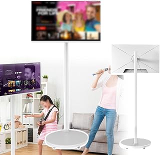 Compare Portable TV Stand On Wheels – 360° Rotating Stand, 4+32GB Storage, 10Point Touch Control, Supports Unlimited App Downloads | For Watching Videos, Working & Screen Mirroring21.5in at KSA Price