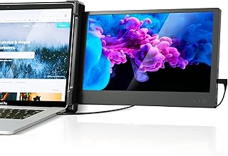 Compare Alecewey Portable Monitor for Laptop Screen Extender Dual Monitor 12 Inch FHD 1080P IPS Display USBATypeCHDMISpeakers for 1316 Inch Computer Mac Windows Phone at KSA Price
