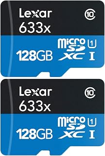 Compare Lexar HighPerformance 633x microSDHCmicroSDXC UHSI 128GB Memory Card 2 Pack LSDMI128BBNL633A at KSA Price