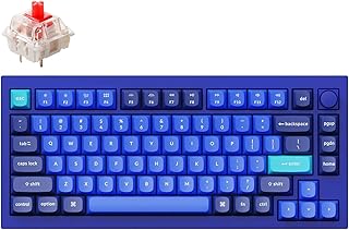 Keychron Q1 QMK Gateron Phantom Mechanical Keyboard…