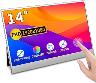 14" Portable Touch Screen Monitor, External Screen…