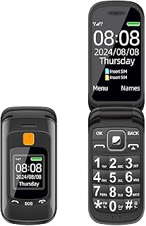 Flip Phone, Arabic Supported, 2.4 inch HD Display,…