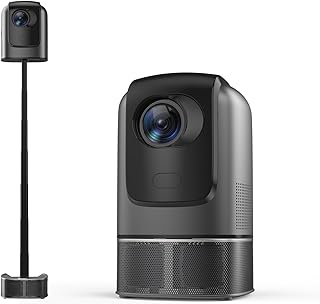 Compare Portable Native 1080P Projector,1200 Lumens,WiFi & Bluetooth,Speaker,Home Theater Projector for HDMI,USB,PC,TV Box,iOS,Android Phones,Compact Design,TS1 Grey at KSA Price