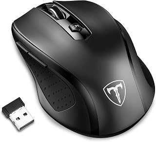 Lionsing Wireless Mouse,2.4GHz Optical Computer Mouse…
