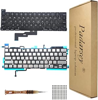 Compare Replacement Backlight Backlit Keyboard Compatible with MacBook Pro 13" A2338 2020 2022 Keyboard US Layout with Keyboard Screws and Screwdriver at KSA Price