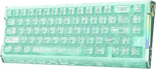 Compare MAMBASNAKE Attack Shark R68 HE 60% Magnetic Switch Wired Gaming Keyboard 8KHz Polling Rate 0.08ms Latency 0.005mm Adjustable Rapid Trigger Hall Effect HotSwappable RGB Mechanical Keyboard at KSA Price