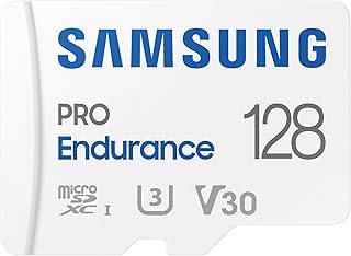 Compare Samsung PRO Endurance 128GB microSDXC UHSI U3 100MBs Video Monitoring Memory Card with Adapter MBMJ128KA at KSA Price