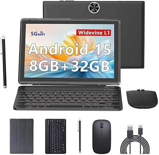 Tabalet Android 15 with Keyboard, 10 Inch Tablet…