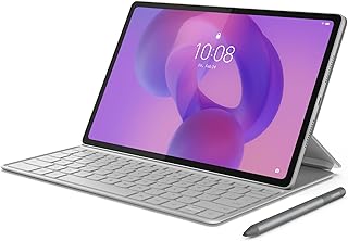 Compare Lenovo Idea Tab Plus, 12.1 INCH, 2.5K, 2560x1600, CLOUD GREY, MediaTek® Dimensity 6400 OC, 8GB Ram, 256GB Storage,WIFI, 10200 mAh Battery,with Keyboard, Pen and TWS Earbuds,TB361FU, ZAG70791SA at KSA Price