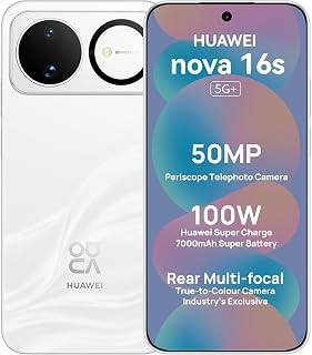 Compare HUAWEI nova 16s 5G+ Dual SIM Smartphone 12+12GB RAM + 256GB, White at KSA Price