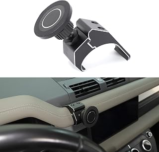Compare PIUGILH Magnetic Phone Holder Mount Compatible with Land Rover Defender 90 110 130 20202025 Interior Accessories, Aluminum Alloy 360° Center AC Air Vent Cell Phone Holder Stand at KSA Price