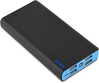 Compare Cryfokt DIY Fast Charge Mobile Power Bank Box for Multiple Devices ABS Blue 5.9x3.1x0.9in Blue at KSA Price