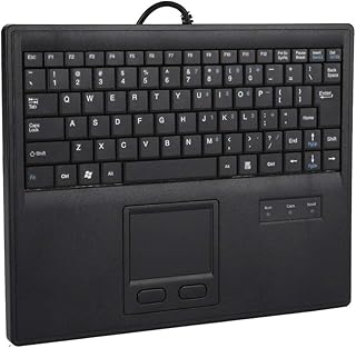 Compare GOWENIC 10inch Wired Keyboard with Touching Pad, K819 84 Keys Scirrors Foot Wired Keyboard with Touching Pad Precise Keyboard at KSA Price