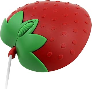 YOCUNKER Wired Mouse Strawberry Shape Corded Mouse…
