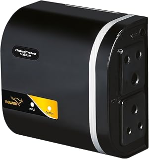 Compare VGuard Mini Crystal Supreme TV Stabilizer | Applicable for Smart TV's up to 82cm32' +Set Top Box |1.3 Ampere Capacity |LED Indicator| 3 Year Warranty | Black at KSA Price