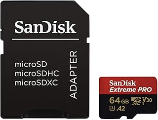 Sandisk Extreme PRO 64GB microSDXC Memory Card…