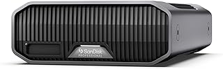 Compare SanDisk Professional 12TB GDrive Project  External HDD, Thunderbolt 3, USB 10Gbps, 7200RPM Ultrastar Hard Drive, Up to 250MBs Read  SDPHG1H012TNBAAD at KSA Price