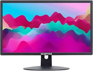 Compare Sceptre 22Inch 75Hz 1080p LED Monitor HDMI VGA Buildin Speakers, Brushed Black 2019 E225W19203S,Metal Black at KSA Price