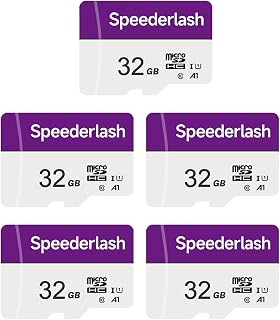 Compare Micro SDXC Memory Card 32GB 5 Pack, Speederlash Camera Plus TF Card with Adapter, 90MBs Read Speed, 4K UHD&5K Video Support, U1 V30 A1 Rated, for Security Camera, Smartphone, Drone, Tablet, PC at KSA Price