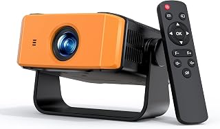 Home Projector 1080P, Mini Movie Projector with WiFi…