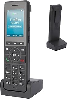 Compare 4G LTE Cordless Phone for Home, Desktop Phone with 2.4in Color LCD Screen, 2 Mic, Noise Cancellation, Suitable for Dect VoIP at KSA Price