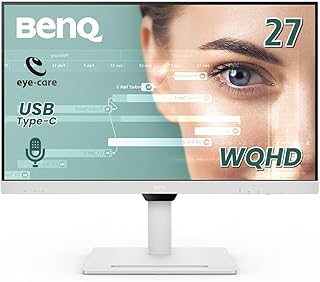 Compare BenQ GW2790QT Productivity Monitor 27" 1440p | IPS| EyeCare Tech | 99% sRGB | Brightness Intelligence Gen2 | NoiseCancelling Mic & Speakers | Ergonomic | USBC 65W | USB Hub | DaisyChain | White at KSA Price