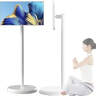Compare Portable Smart TV on Wheels  21.5Inch Portable TV Monitor with Touch Screen  Full Swivel Rotation, Builtin 6000mAh Battery, Wireless Touch Monitor 6GB+128GB at KSA Price