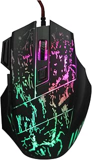 Wired Game Mouse Streaming Crack Colorful Light USB…