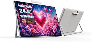 24.5 Inch Portable Smart TV, Android 14 Tablet…