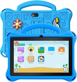 7 inch Kids Tablet, Quad Core Android 12 2GB…