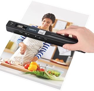Compare MUNBYN Portable Scanner, Photo Scanner for A4 Documents Pictures Pages Texts in 900 Dpi, Flat Scanning, Include 16G SD Card, Wand Document Reader Uploads Images to Computer Via USB Cable, No Driver at KSA Price