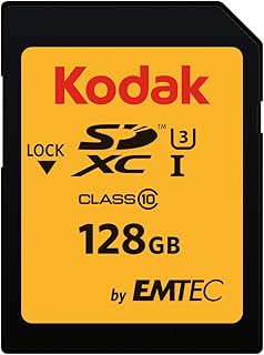 Compare KODAK Emtec EKMSD128GXC10HPRK SDHC CLASS10 SD Card 128GB at KSA Price