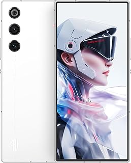 Compare REDMAGIC 10 Air 120Hz Gaming Phone, 5G Android Smartphone, 12GB RAM+256GB ROM, Snapdragon 8 Gen 3, 6.8" AMOLED Full Screen, FHD+, 50MP Camera, DualSim, Unlocked Mobile Phone White at KSA Price