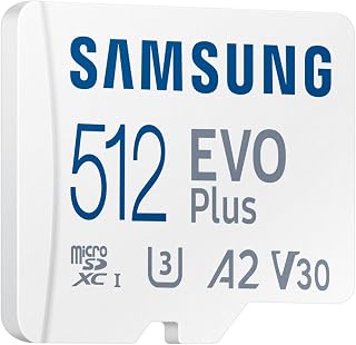 Samsung EVO Plus 512GB MicroSD Memory Card (2024)…
