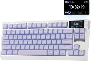 Compare EPOMAKER G84 PRO Wireless Gaming Keyboard wScreen&Knob, Silicone Keycaps at KSA Price