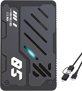 Ultra Slim Portable External Hard Drive USB 3.0…