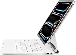 Compare Magic Keyboard for iPad Pro 13 Inch M4, 2024  Magnetic Stand, Precision Trackpad, Row of Functions Keys, German White, iPad Pro 13 inch M4 2024 at KSA Price