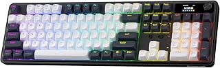 Compare Redragon K761 PRO Wireless 104Key Gasket Gaming Keyboard, Screen & Knob at KSA Price