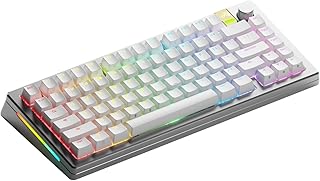 Compare Glorious Gaming GMMK 3 PRO HE: Wireless Gaming Keyboard Rapid Trigger, Hall Effect, Full Aluminum Body, 8K Polling Rate, Hotswap MX & HE Switches, Adjustable Actuation, US QWERTY TKL 75% Silver at KSA Price
