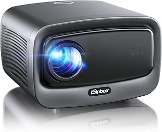 Compare Smart Projector 4K with WiFi 6 and Bluetooth 5.3, 6D Keystone Outdoor Movie Projector with Netflix& 36W Dolby Audio Plus HDR10+ Home Theater Ceiling at KSA Price