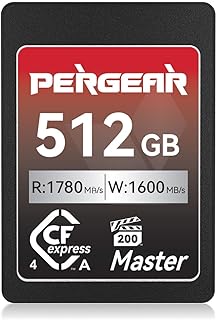 Pergear 512GB CFexpress 4.0 Type A Memory Card,up…