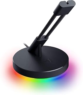 Compare Razer Gaming Mouse Bungee V3 Chroma: DragFree Wired Mouse Support, for EsportsLevel Performance, Weighted Base, AntiSlip Feet, Classic Black at KSA Price