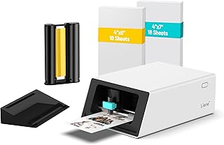 Compare Liene PixCut S1 Color Sticker Printer & Cutting Machine  AllinOne Sticker Maker for DIY Crafts, Custom Labels & Gifts. Thermal DyeSublimation Photo Printer, 300 DPI, Precise AI AutoCutting at KSA Price