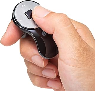 Compare Ergonomic Bluetooth Finger Ring Mouse, 1200 DPI Compact Handheld Mini Mouse Innovative Finger Mouse Wireless Finger Mouse Wearable Remote Mice PPT Slides Compatible with PC Laptop MacOS Windows iOS at KSA Price
