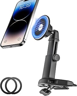 Compare Magnetic Car Mobile Phone Holder for CD Slot with Adjustable Arm at KSA Price