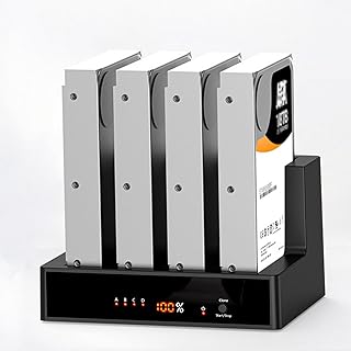 Compare 4Bay Hard Disk Duplicator LED Display Cloning Progress Supports 2.53.5 Hard Disks Supports 72Tb Expansion at KSA Price