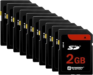 Compare Synergy Digital 2GB Secure Digital SD Memory Cards, Compatible with Olympus Stylus SZ16 Digital Camera  Pack of 10 at KSA Price